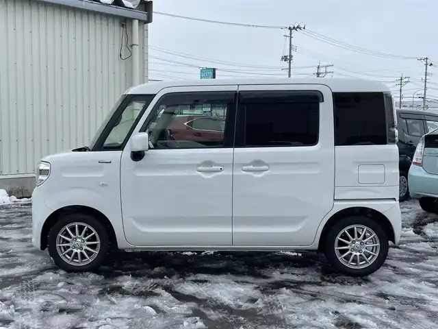 スズキ スペーシア HYBRID G 山形県 2019(令1)年 4.6万km ピュアホワイトP ワンオーナー/禁煙車/スペアキー1本/4WD/運転席ヒートシーター/USB/パワーステアリング/パワーウインドウ/メーカー純正ナビ/ワンセグテレビ/メモリナビ/ETC/スズキセーフティーサポート/横滑り防止システム/レーンアシスト/純正フロアマット