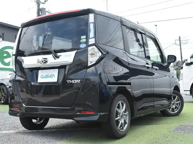 ダイハツ トール カスタムG リミテッド SAⅢ 神奈川県 2019(平31)年 3.9万km ブラックマイカメタリック /純正9インチナビ（アルパインX9ZD)/フルセグテレビ/Bluetoothオーディオ/DVD/CD/全方位モニター/ビルトインETC/LEDヘッドライト/コンフォータブルパック/フロントシートヒーター/シートバックテーブル/両側パワースライドドア/スマートアシスト3/コーナーセンサー/クルーズコントロール/スマートキー/ドライブレコーダー/ステアリングリモコン/取扱説明書/保証書
