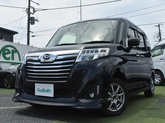 ダイハツ トール カスタムG リミテッド SAⅢ 神奈川県 2019(平31)年 3.9万km ブラックマイカメタリック /純正9インチナビ（アルパインX9ZD)/フルセグテレビ/Bluetoothオーディオ/DVD/CD/全方位モニター/ビルトインETC/LEDヘッドライト/コンフォータブルパック/フロントシートヒーター/シートバックテーブル/両側パワースライドドア/スマートアシスト3/コーナーセンサー/クルーズコントロール/スマートキー/ドライブレコーダー/ステアリングリモコン/取扱説明書/保証書
