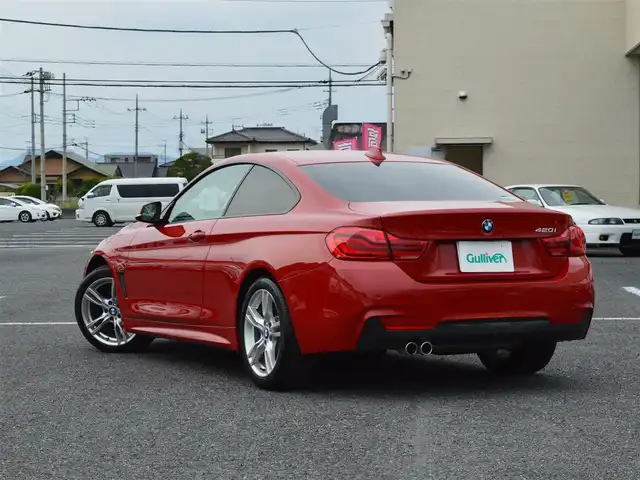 ＢＭＷ ４２０ｉ クーペ Mスポーツ 栃木県 2019(令1)年 0.9万km メルボルンレッド ドライビング・アシスト/・レーン・ディパーチャー・ウォーニング(車線逸脱警告システム)/・前車接近警告機能/・衝突回避/被害軽減ブレーキ/ACC／アクティブ・クルーズ・コントロール(ストップ&ゴー機能付)/8.8インチHDDナビゲーションシステム/・地デジ(12セグ/ワンセグ)/・Bluetooth/・DVD/CD/・USB/リヤ・ビュー・カメラ/パーキング・アシスト/シフト・パドル/電動フロント・シート(運転席& 助手席)/フロント・シート・ヒーティング/ダコタ・レザー・シート/ETC車載器/アダプティブLEDヘッドライト/Mライト・アロイ・ホイール・スタースポーク・スタイリング400M