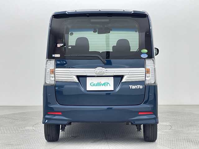 ダイハツ タント カスタムRSトップED VS SAⅢ 新潟県 2019(平31)年 5.4万km レーザーブルークリスタルシャイン ワンオーナー/純正ナビ/TV視聴不可/NSZN-W69D/　CD/DVD/SD/Bluetooth/アラウンドビューカメラ/両側パワースライドドア/運転席シートヒーター/スマートキー×２/ETC/LEDヘッドライト/オートライト/フォグランプ/オートハイビーム/衝突被害軽減ブレーキ/社外アルミ付きスタッドレス/　（積み込み８mm）