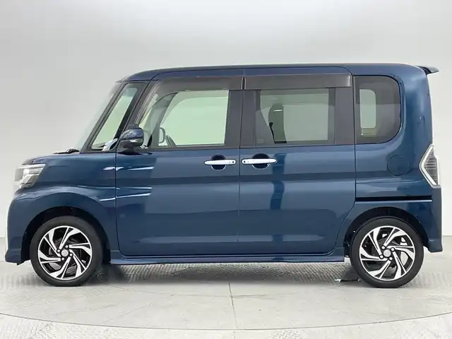 ダイハツ タント カスタムRSトップED VS SAⅢ 新潟県 2019(平31)年 5.4万km レーザーブルークリスタルシャイン ワンオーナー/純正ナビ/TV視聴不可/NSZN-W69D/　CD/DVD/SD/Bluetooth/アラウンドビューカメラ/両側パワースライドドア/運転席シートヒーター/スマートキー×２/ETC/LEDヘッドライト/オートライト/フォグランプ/オートハイビーム/衝突被害軽減ブレーキ/社外アルミ付きスタッドレス/　（積み込み８mm）