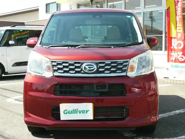 ダイハツ ムーヴ X SAⅡ 静岡県 2016(平28)年 2.7万km ファイアークォーツレッドM ワンオーナー/禁煙車/走行距離2万キロ台/純正CDオーディオ/スマートアシスト2/・衝突回避ブレーキ/・衝突警報器/・先行車発進お知らせ/・車線逸脱警報/・誤発進抑制制御/プッシュスタート・スマートキー/後方コーナーセンサー/アイドリングストップ/ETC/オートエアコン/純正フロアマット・バイザー/保証書・取扱説明書