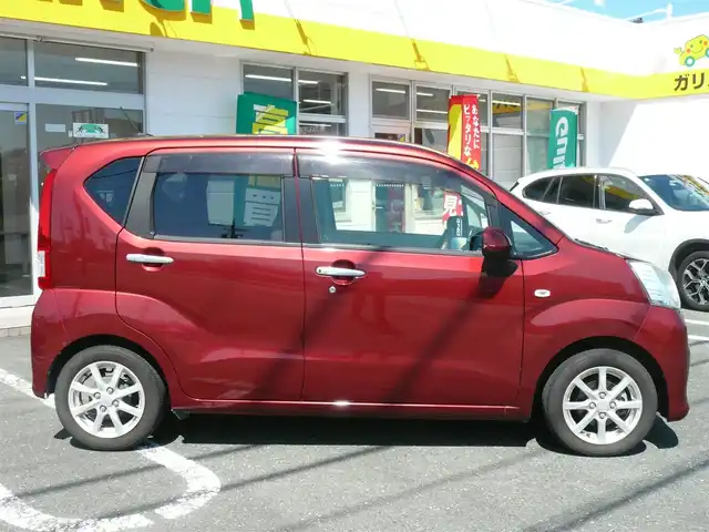 ダイハツ ムーヴ X SAⅡ 静岡県 2016(平28)年 2.7万km ファイアークォーツレッドM ワンオーナー/禁煙車/走行距離2万キロ台/純正CDオーディオ/スマートアシスト2/・衝突回避ブレーキ/・衝突警報器/・先行車発進お知らせ/・車線逸脱警報/・誤発進抑制制御/プッシュスタート・スマートキー/後方コーナーセンサー/アイドリングストップ/ETC/オートエアコン/純正フロアマット・バイザー/保証書・取扱説明書