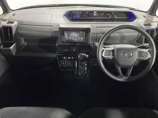 ダイハツ タント カスタム RS 広島県 2019(令1)年 3.1万km ブラックマイカメタリック/レーザーブルークリスタルシャイン 2トーン 純正ディスプレイオーディオ/両側パワースライドドア/レーダークルーズコントロール/ＥＴＣ/ターボ/オートマチックハイビーム/衝突軽減/レーンキープアシスト/ＬＥＤ/踏み間違い防止/コーナーセンサー/純正15インチアルミホイール(165/55/R15)/エアバッグ(運転席/助手席/サイド/カーテン)