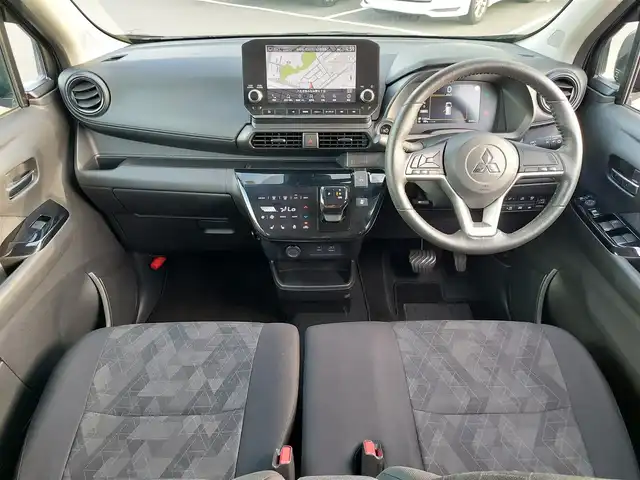 三菱 ｅＫクロス ＥＶ P 東京都 2022(令4)年 0.6万km アメジストブラック 純正ナビ/　・フルセグTV/　・Bluetooth接続/　・USB/　・AM/FMラジオ/被害軽減ブレーキ/シートヒーター/ステアリングヒーター/プッシュスタート/スマートキー/純正15インチアルミ