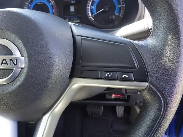 日産 デイズ X 千葉県 2019(令1)年 4.5万km オーシャンブルーP エマージェンシーブレーキ/社外メモリーナビ/【CD再生機能　Bluetooth接続】/アラウンドビューモニター/ステアリングスイッチ/ETC/ウインカーミラー/コーナーセンサー/純正14インチアルミホイル/サイド/カーテンエアバッグ/インテリジェントキー