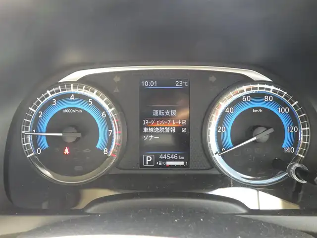 日産 デイズ X 千葉県 2019(令1)年 4.5万km オーシャンブルーP エマージェンシーブレーキ/社外メモリーナビ/【CD再生機能　Bluetooth接続】/アラウンドビューモニター/ステアリングスイッチ/ETC/ウインカーミラー/コーナーセンサー/純正14インチアルミホイル/サイド/カーテンエアバッグ/インテリジェントキー