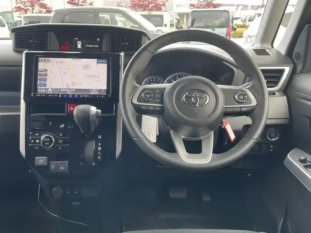 トヨタ ルーミー カスタムG－T 福島県 2024(令6)年 1.9万km ブラックマイカメタリック モデリスタエアロ/アルパインナビ/(CD/DVD/BT/SD/AppleCarPlay)/フルセグTV/両側パワースライドドア/パノラミックビューモニター/前席シートヒーター/LEDオートライト/フォグランプ/レーダークルーズコントロール/衝突被害軽減システム/車線逸脱警報/プッシュスタート/アイドリングストップ/純正ドアバイザー/純正フロアマット