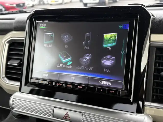 スズキ クロスビー HYBRID MZ 大分県 2021(令3)年 7.7万km ピュアホワイトパール/ブラック2トーンルーフ ・純正ナビ(CD/DVD/BT/SD/USB)/・全方位カメラ/・フルセグテレビ/・衝突軽減ブレーキ/・前後ドライブレコーダー/・ETC/・前席シートヒーター/・コーナーセンサー/・ステアリングリモコン/・クルーズコントロール/・パドルシフト/・純正アルミホイール/・スマートキー/・プッシュスタートボタン