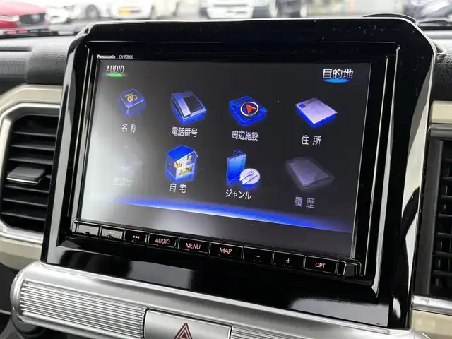 スズキ クロスビー HYBRID MZ 大分県 2021(令3)年 7.7万km ピュアホワイトパール/ブラック2トーンルーフ ・純正ナビ(CD/DVD/BT/SD/USB)/・全方位カメラ/・フルセグテレビ/・衝突軽減ブレーキ/・前後ドライブレコーダー/・ETC/・前席シートヒーター/・コーナーセンサー/・ステアリングリモコン/・クルーズコントロール/・パドルシフト/・純正アルミホイール/・スマートキー/・プッシュスタートボタン