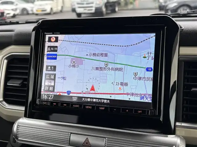 スズキ クロスビー HYBRID MZ 大分県 2021(令3)年 7.7万km ピュアホワイトパール/ブラック2トーンルーフ ・純正ナビ(CD/DVD/BT/SD/USB)/・全方位カメラ/・フルセグテレビ/・衝突軽減ブレーキ/・前後ドライブレコーダー/・ETC/・前席シートヒーター/・コーナーセンサー/・ステアリングリモコン/・クルーズコントロール/・パドルシフト/・純正アルミホイール/・スマートキー/・プッシュスタートボタン