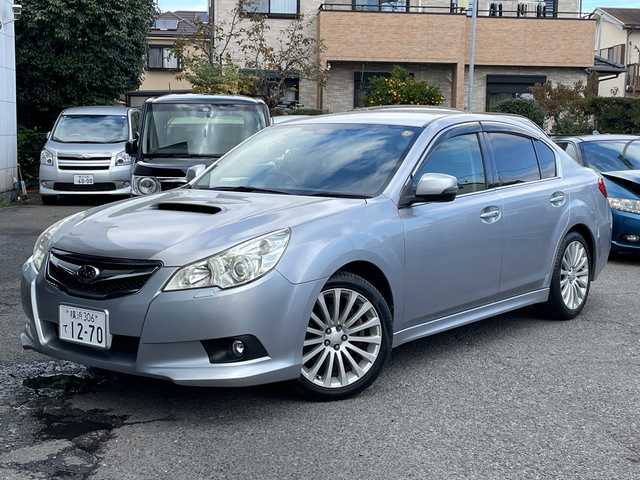 スバル レガシィ Ｂ４ 2．5GTアイサイト 神奈川県 2011(平23)年 9.7万km アイスシルバーメタリック 純正ナビ（フルセグTV/AM/FM/DISC/BT/USB）/レーダークルーズコントロール/パドルシフト/前席パワーシート/電動パーキング/プッシュスタート/ETC/オートライト/電動格納ミラー/アイサイト