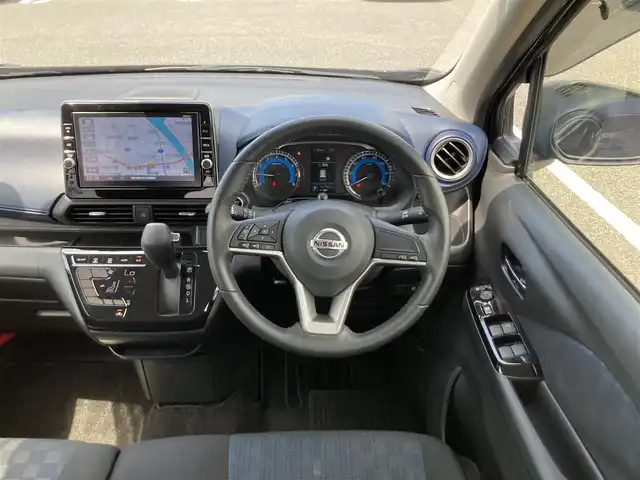 日産 デイズ ハイウェイスターX 鳥取県 2020(令2)年 2.8万km アメジストパープル 純正9インチナビ/フルセグ/CD/DVD/BT/USB/アラウンドビューモニター/ＥＴＣ/前方ドライブレコーダー/エマージェンシーブレーキ/ＬＥＤヘットライト/フォグライト/純正14インチアルミホイール/プッシュエンジンスタート/アイドリングストップ/純正フロアマット/ドアバイザー/スペアキー