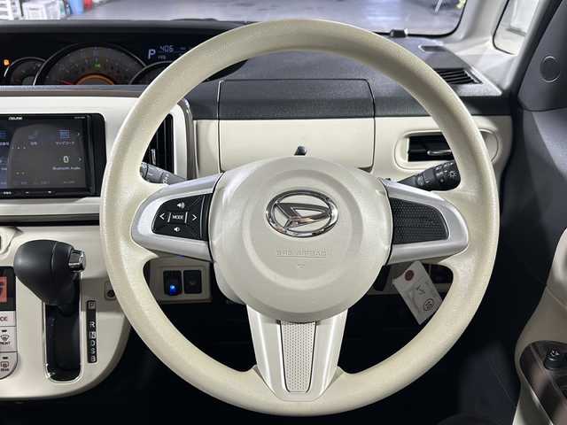 ダイハツ ムーヴ キャンバス G メイクアップ リミテッド　SAⅢ 沖縄県 2022(令4)年 4.4万km パールホワイトⅢ/ナチュラルベージュマイカメタリック 2トーン 県外仕入れ　/禁煙車　/社外ナビ[AVN-R87]/（Ｂｌｕｅｔｏｏｔｈ　ＣＤ　ＦＭ　ＡＭ）/全方位カメラ　/スマートアシスト３　/コーナーセンサー　/・衝突被害軽減ブレーキ/・車線逸脱警報機能/・オートマチックハイビーム/ＥＴＣ　/ＬＥＤヘッドライト　/シートヒーター　/アイドリングストップ　/オートライト