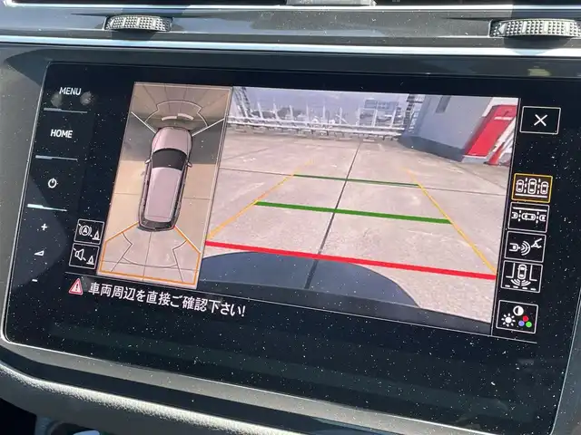 フォルクスワーゲン ティグアン TDI 4モーション Rライン 東京都 2019(平31)年 3.8万km 黒 純正メモリナビ/Bluetooth/USB接続/CD/DVD/SD再生/バックカメラ/サイドカメラ/全方位カメラ/ビルトインETC2.0/パーキングアシスト/レーンキープアシスト/メモリ付パワーシート/シートヒーター/純正フロアマット/純正19インチアルミホイール