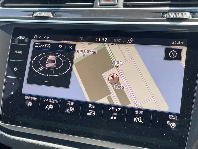 フォルクスワーゲン ティグアン TDI 4モーション Rライン 東京都 2019(平31)年 3.8万km 黒 純正メモリナビ/Bluetooth/USB接続/CD/DVD/SD再生/バックカメラ/サイドカメラ/全方位カメラ/ビルトインETC2.0/パーキングアシスト/レーンキープアシスト/メモリ付パワーシート/シートヒーター/純正フロアマット/純正19インチアルミホイール