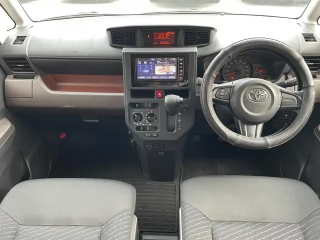 トヨタ ルーミー X S 福岡県 2019(平31)年 3.7万km プラムブラウンパールクリスタルシャイン 社外ナビ(AM/FM/CD/BT/フルセグ)/前方ドライブレコーダー/D/N側シートヒーター/アイドリングストップ/オートハイビーム/助手席側後方パワースライドドア/ステアリングリモコン/横滑り防止機能/オートライト/コーナーセンサー/フォグランプ/純正フロアマット/ドアバイザー