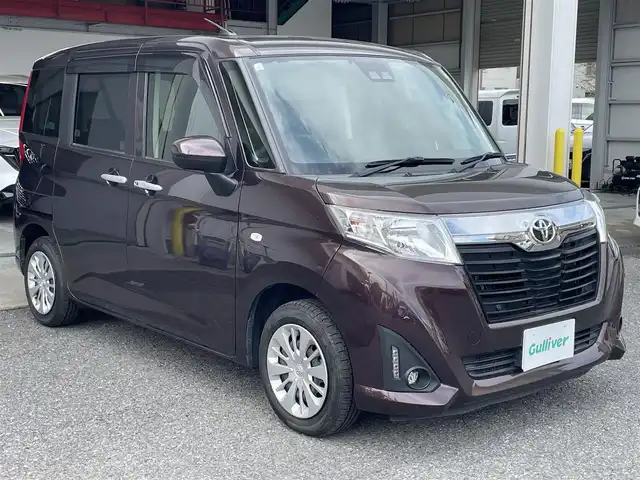 トヨタ ルーミー X S 福岡県 2019(平31)年 3.7万km プラムブラウンパールクリスタルシャイン 社外ナビ(AM/FM/CD/BT/フルセグ)/前方ドライブレコーダー/D/N側シートヒーター/アイドリングストップ/オートハイビーム/助手席側後方パワースライドドア/ステアリングリモコン/横滑り防止機能/オートライト/コーナーセンサー/フォグランプ/純正フロアマット/ドアバイザー