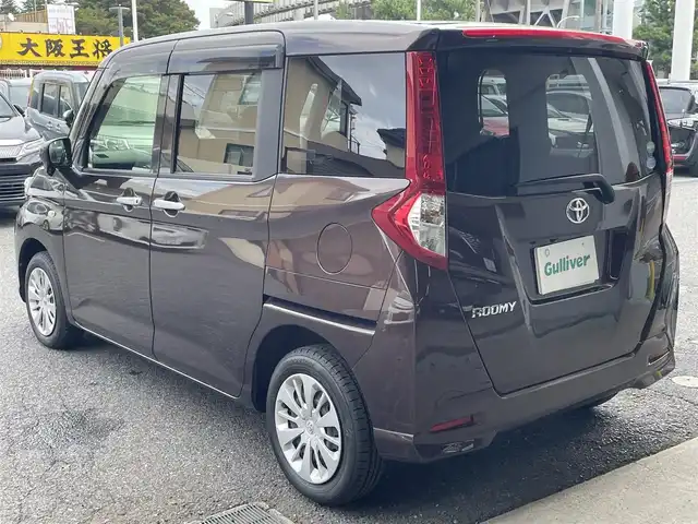 トヨタ ルーミー X S 福岡県 2019(平31)年 3.7万km プラムブラウンパールクリスタルシャイン 社外ナビ(AM/FM/CD/BT/フルセグ)/前方ドライブレコーダー/D/N側シートヒーター/アイドリングストップ/オートハイビーム/助手席側後方パワースライドドア/ステアリングリモコン/横滑り防止機能/オートライト/コーナーセンサー/フォグランプ/純正フロアマット/ドアバイザー