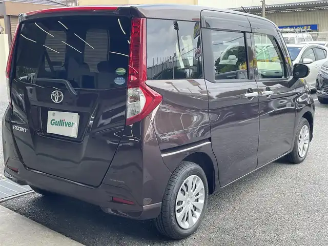トヨタ ルーミー X S 福岡県 2019(平31)年 3.7万km プラムブラウンパールクリスタルシャイン 社外ナビ(AM/FM/CD/BT/フルセグ)/前方ドライブレコーダー/D/N側シートヒーター/アイドリングストップ/オートハイビーム/助手席側後方パワースライドドア/ステアリングリモコン/横滑り防止機能/オートライト/コーナーセンサー/フォグランプ/純正フロアマット/ドアバイザー