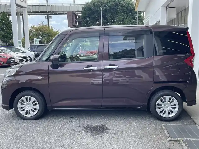 トヨタ ルーミー X S 福岡県 2019(平31)年 3.7万km プラムブラウンパールクリスタルシャイン 社外ナビ(AM/FM/CD/BT/フルセグ)/前方ドライブレコーダー/D/N側シートヒーター/アイドリングストップ/オートハイビーム/助手席側後方パワースライドドア/ステアリングリモコン/横滑り防止機能/オートライト/コーナーセンサー/フォグランプ/純正フロアマット/ドアバイザー