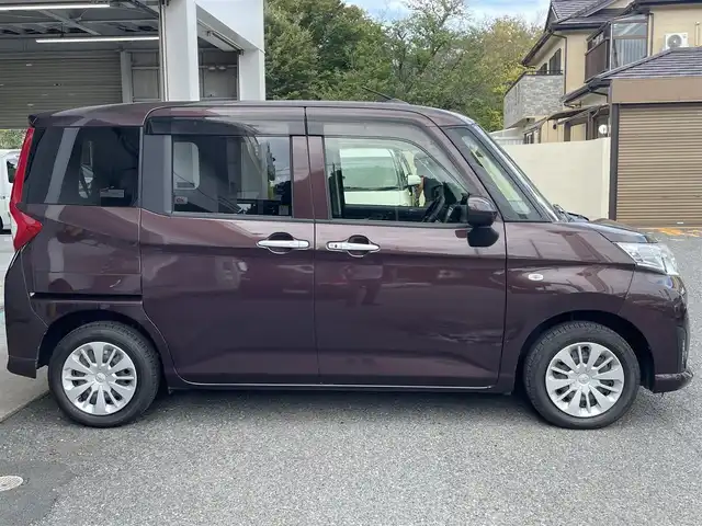 トヨタ ルーミー X S 福岡県 2019(平31)年 3.7万km プラムブラウンパールクリスタルシャイン 社外ナビ(AM/FM/CD/BT/フルセグ)/前方ドライブレコーダー/D/N側シートヒーター/アイドリングストップ/オートハイビーム/助手席側後方パワースライドドア/ステアリングリモコン/横滑り防止機能/オートライト/コーナーセンサー/フォグランプ/純正フロアマット/ドアバイザー