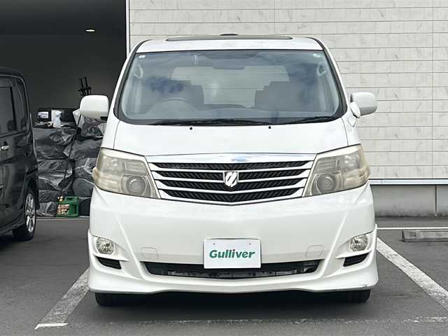 トヨタ アルファード Ｖ MS LTD デュアルAVN 静岡県 2005(平17)年 9.7万km パール