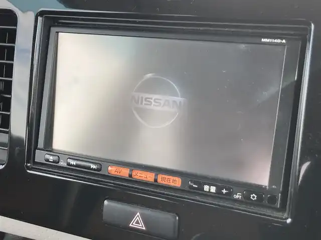 日産 モコ X 静岡県 2014(平26)年 6.3万km アーバンブラウン 純正SDナビ(MM114D-A)/　AM FM CD USB/ETC/スマートキー2本/プッシュスタート/アイドリングストップ/純正フロアマット/ハロゲンヘッドライト/オートエアコン/ドアバイザー/電動格納ウインカーミラー/フルセグTV/バックモニター/純正14インチアルミホイール