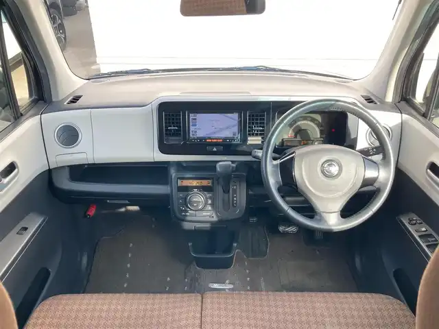 日産 モコ X 静岡県 2014(平26)年 6.3万km アーバンブラウン 純正SDナビ(MM114D-A)/　AM FM CD USB/ETC/スマートキー2本/プッシュスタート/アイドリングストップ/純正フロアマット/ハロゲンヘッドライト/オートエアコン/ドアバイザー/電動格納ウインカーミラー/フルセグTV/バックモニター/純正14インチアルミホイール