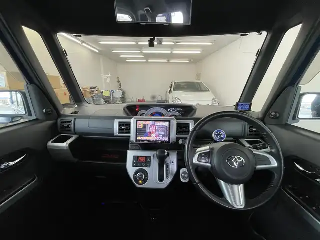 トヨタ ピクシスメガ G SA 千葉県 2015(平27)年 12.7万km ブルーマイカM ワンオーナー/スマートアシスト/〇衝突被害軽減ブレーキ/〇誤発進抑制機能(前方)/〇衝突警報機能/ローダウン（純正スプリング有）/社外スピーカー（carrozzeria）/レーダー探知機（ZERO 600V）/社外マフラー（純正有）/社外エアクリーナー/ブースト計/carrozzeria8インチナビ/〇フルセグTV/BTオーディオ/CD/DVD/ラジオ/バックカメラ/両側パワースライドドア/アイドリングストップ/ドライブレコーダー/スマートキー/プッシュスタート/純正15インチAW/LEDヘッドランプ/フォグ/ETC/保証書/取説/スペアキー