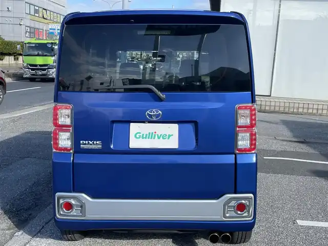 トヨタ ピクシスメガ G SA 千葉県 2015(平27)年 12.7万km ブルーマイカM ワンオーナー/スマートアシスト/〇衝突被害軽減ブレーキ/〇誤発進抑制機能(前方)/〇衝突警報機能/ローダウン（純正スプリング有）/社外スピーカー（carrozzeria）/レーダー探知機（ZERO 600V）/社外マフラー（純正有）/社外エアクリーナー/ブースト計/carrozzeria8インチナビ/〇フルセグTV/BTオーディオ/CD/DVD/ラジオ/バックカメラ/両側パワースライドドア/アイドリングストップ/ドライブレコーダー/スマートキー/プッシュスタート/純正15インチAW/LEDヘッドランプ/フォグ/ETC/保証書/取説/スペアキー