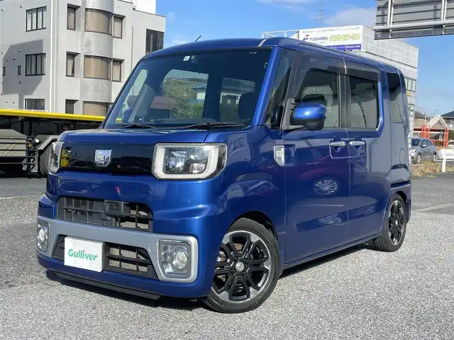 トヨタ ピクシスメガ G SA 千葉県 2015(平27)年 12.7万km ブルーマイカM ワンオーナー/スマートアシスト/〇衝突被害軽減ブレーキ/〇誤発進抑制機能(前方)/〇衝突警報機能/ローダウン（純正スプリング有）/社外スピーカー（carrozzeria）/レーダー探知機（ZERO 600V）/社外マフラー（純正有）/社外エアクリーナー/ブースト計/carrozzeria8インチナビ/〇フルセグTV/BTオーディオ/CD/DVD/ラジオ/バックカメラ/両側パワースライドドア/アイドリングストップ/ドライブレコーダー/スマートキー/プッシュスタート/純正15インチAW/LEDヘッドランプ/フォグ/ETC/保証書/取説/スペアキー