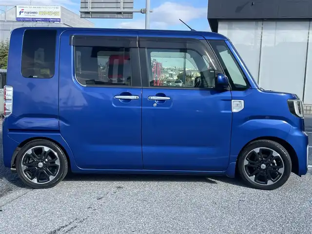 トヨタ ピクシスメガ G SA 千葉県 2015(平27)年 12.7万km ブルーマイカM ワンオーナー/スマートアシスト/〇衝突被害軽減ブレーキ/〇誤発進抑制機能(前方)/〇衝突警報機能/ローダウン（純正スプリング有）/社外スピーカー（carrozzeria）/レーダー探知機（ZERO 600V）/社外マフラー（純正有）/社外エアクリーナー/ブースト計/carrozzeria8インチナビ/〇フルセグTV/BTオーディオ/CD/DVD/ラジオ/バックカメラ/両側パワースライドドア/アイドリングストップ/ドライブレコーダー/スマートキー/プッシュスタート/純正15インチAW/LEDヘッドランプ/フォグ/ETC/保証書/取説/スペアキー