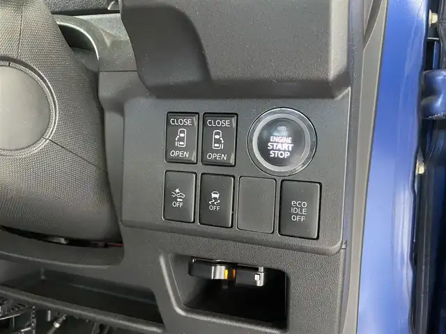 トヨタ ピクシスメガ G SA 千葉県 2015(平27)年 12.7万km ブルーマイカM ワンオーナー/スマートアシスト/〇衝突被害軽減ブレーキ/〇誤発進抑制機能(前方)/〇衝突警報機能/ローダウン（純正スプリング有）/社外スピーカー（carrozzeria）/レーダー探知機（ZERO 600V）/社外マフラー（純正有）/社外エアクリーナー/ブースト計/carrozzeria8インチナビ/〇フルセグTV/BTオーディオ/CD/DVD/ラジオ/バックカメラ/両側パワースライドドア/アイドリングストップ/ドライブレコーダー/スマートキー/プッシュスタート/純正15インチAW/LEDヘッドランプ/フォグ/ETC/保証書/取説/スペアキー