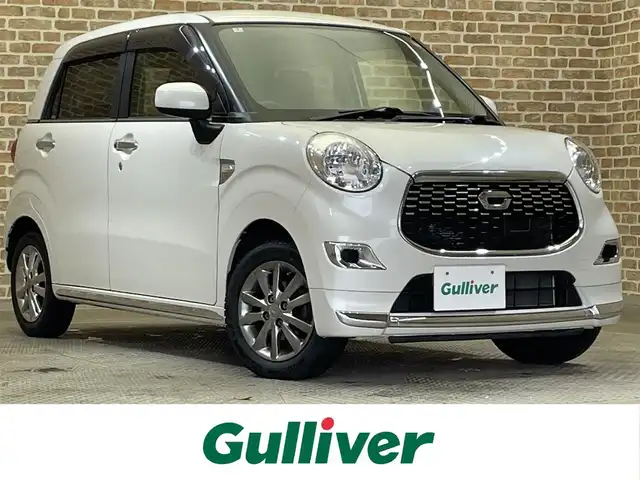 ダイハツ キャスト スタイル X 岩手県 2016(平28)年 2.3万km パールホワイトⅢ ４WD/アイドリングストップ/横滑り防止装置/KENWOODオーディオ/木目調パネル/ヘッドライトレベライザー/オートエアコン/オートライト/フロントベンチシート/純正アルミホイール/純正フロアマット/ドアバイザー/プッシュスタート/スマートキー　スペアキーあり/パワーステアリング/パワーウインドウ