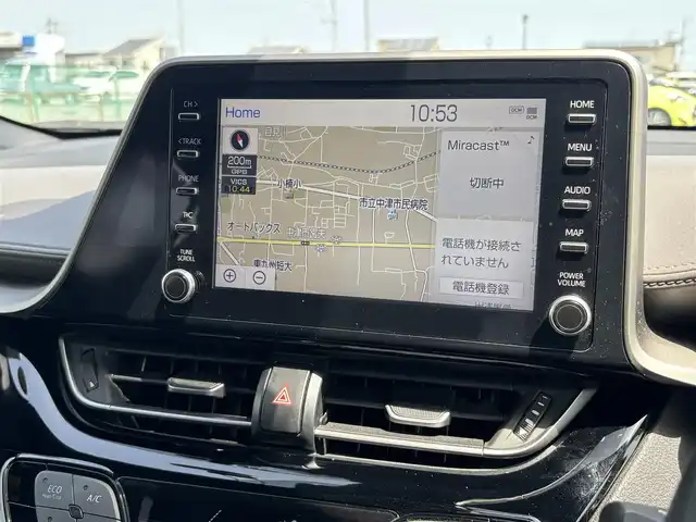 トヨタ Ｃ－ＨＲ G 大分県 2020(令2)年 9.3万km ブラック/メタルストリームM ・純正ナビ(BT.USB.Miracast)/・バックカメラ/・フルセグテレビ/・プリクラッシュセーフティ/・ブラインドスポットモニター/・コーナーセンサー/・オートハイビーム/・レーダークルーズコントロール/・ETC/・ドライブレコーダー/・ブレーキホールド/・ステアリングリモコン