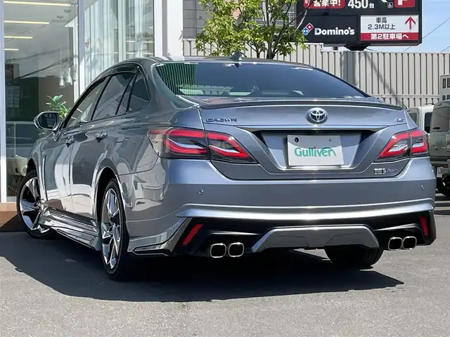 トヨタ クラウン ハイブリッド RS Four 道央・札幌 2020(令2)年 5.3万km プレシャスガレナ ・４WD/・衝突軽減ブレーキ/・寒冷地仕様/・純正ナビ/　CD＆DVD＆BT＆TV/・モデリスタエアロ/・レザーシート/・パワーシート/・バックカメラ/・コーナーセンサー/・レーンキープアシスト/・レーダークルーズコントロール/・シートヒーター/・オートエアコン/・オートライト/・オートリトラミラー/・レインセンサーワイパー/・オートハイビーム/・パドルシフト/・MT付きAT/・ビルトインETC/・プッシュスタート/・スマートキー/・純正ドライブレコーダー/・LEDヘッドライト/・純正フロアマット/・ドアバイザー/・ウィンカーミラー/・フォグライト/・