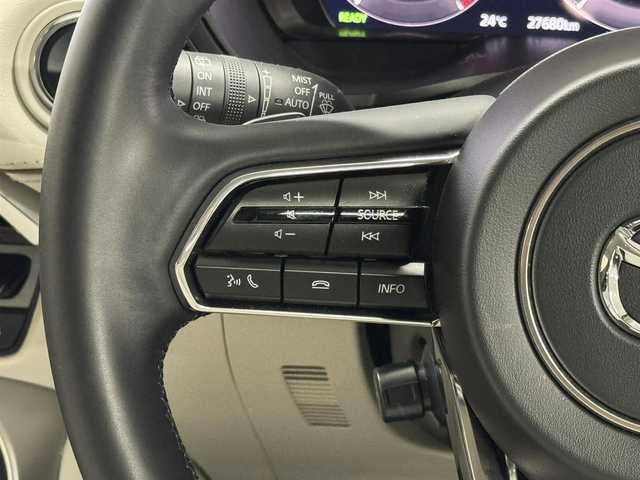 マツダ ＣＸ－６０ XD HV エクスクルーシブモダン 三重県 2022(令4)年 2.8万km ジェットブラックマイカ ディーゼルターボ・マイルドハイブリッド/4WD/MTモード付8AT/12.3型ナビ/（AM/FM/USB/HDMI/CarPlay/AndroidAuto/Bluetooth/TV）/360ビュー・モニター/ドライブレコーダー 前後/ビルトイン ETC/i-ACTIVSENSE/・スマートブレーキサポート［SBS］/・レーダークルーズコントロール［MRCC］/・クルージング&トラフィックサポート［CTS］/・ドライバー異常時対応システム［DEA］/・ドライバーモニタリング/・レーンキープアシストシステム［LAS］/・ブラインドスポットモニタリング［BSM］/・後側方接近車両検知［RCTA］/・パーキングセンサー（前後）/など/装備/・ナッパレザーシート（ピュアホワイト）/・シートヒーター（D/N/2nd）/・シートベンチレーション（D/N）/・パワーシート（Dメモリー付10way/N10way）/・電動チルト&テレスコステアリング/・ステアリングヒーター/・HUD/・AC100Vコンセント&USB充電ジャック&ワイヤレス充電/・LEDヘッドライト/・ダウンヒルアシストコントロール/・ハンズフリーパワーリフトゲート/・左右独立オートエアコン/・純正20inAW/・保/取/マルチ取/・スマートキーx2/など