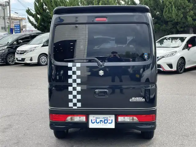 スズキ エブリィ ワゴン PZターボ スペシャル 和歌山県 2016(平28)年 10.7万km ブルーイッシュブラックパール3 (株)IDOMが運営する【じしゃロン和歌山店】の自社ローン専用車両になります。こちらは現金またはオートローンご利用時の価格です。自社ローンご希望の方は別途その旨お申付け下さい/【じしゃロン個店占有の為　落札禁止】/社外７インチナビ/ハイルーフ/両側パワスラ/オートステップ/ステアリングスイッチ/プッシュスタート/Bluetooth/純正ドラレコ/レザー調シートカバー