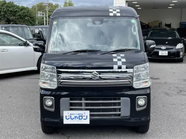 スズキ エブリィ ワゴン PZターボ スペシャル 和歌山県 2016(平28)年 10.7万km ブルーイッシュブラックパール3 (株)IDOMが運営する【じしゃロン和歌山店】の自社ローン専用車両になります。こちらは現金またはオートローンご利用時の価格です。自社ローンご希望の方は別途その旨お申付け下さい/【じしゃロン個店占有の為　落札禁止】/社外７インチナビ/ハイルーフ/両側パワスラ/オートステップ/ステアリングスイッチ/プッシュスタート/Bluetooth/純正ドラレコ/レザー調シートカバー