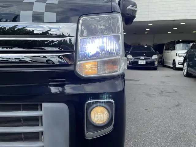 スズキ エブリィ ワゴン PZターボ スペシャル 和歌山県 2016(平28)年 10.7万km ブルーイッシュブラックパール3 (株)IDOMが運営する【じしゃロン和歌山店】の自社ローン専用車両になります。こちらは現金またはオートローンご利用時の価格です。自社ローンご希望の方は別途その旨お申付け下さい/【じしゃロン個店占有の為　落札禁止】/社外７インチナビ/ハイルーフ/両側パワスラ/オートステップ/ステアリングスイッチ/プッシュスタート/Bluetooth/純正ドラレコ/レザー調シートカバー