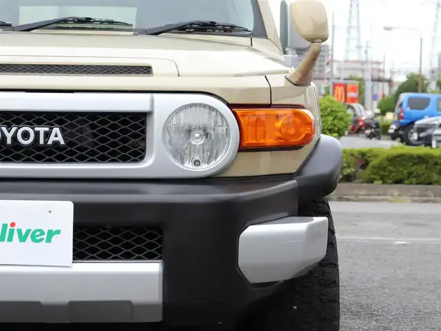 トヨタ ＦＪクルーザー 神奈川県 2013(平25)年 9.6万km ベージュ/ホワイト ドラレコ /ETC/4WD/センサーデフロック/コーナーセンサー/サイドステップ/リアワイパー/社外メモリナビ /Bluetoothオーディオ/DVD/CDナビ/USB入力端子/バックカメラ/フルセグテレビ/クルーズコントロール/ドアバイザー/純正フロアマット/スペアタイヤ/保証書/取説/記録簿(H25/26/27/R1)
