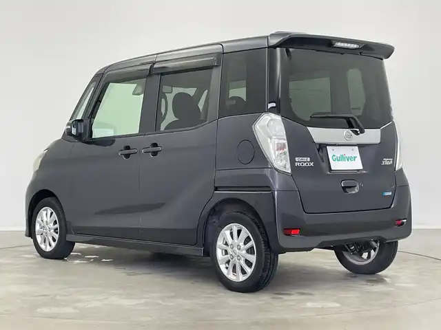 日産 デイズ ルークス HWS X Vセレ +SeftyⅡ 新潟県 2015(平27)年 5.5万km プレミアムパープルP 純正ナビ　CD・DVD・Bluetooth/全方位カメラ/片側パワースライドドア/純正フロアマット/純正アルミ/ハンドルカバー/衝突軽減ブレーキ