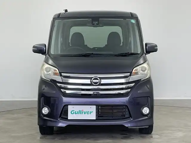日産 デイズ ルークス HWS X Vセレ +SeftyⅡ 新潟県 2015(平27)年 5.5万km プレミアムパープルP 純正ナビ　CD・DVD・Bluetooth/全方位カメラ/片側パワースライドドア/純正フロアマット/純正アルミ/ハンドルカバー/衝突軽減ブレーキ