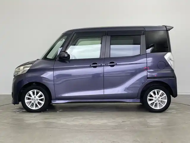 日産 デイズ ルークス HWS X Vセレ +SeftyⅡ 新潟県 2015(平27)年 5.5万km プレミアムパープルP 純正ナビ　CD・DVD・Bluetooth/全方位カメラ/片側パワースライドドア/純正フロアマット/純正アルミ/ハンドルカバー/衝突軽減ブレーキ