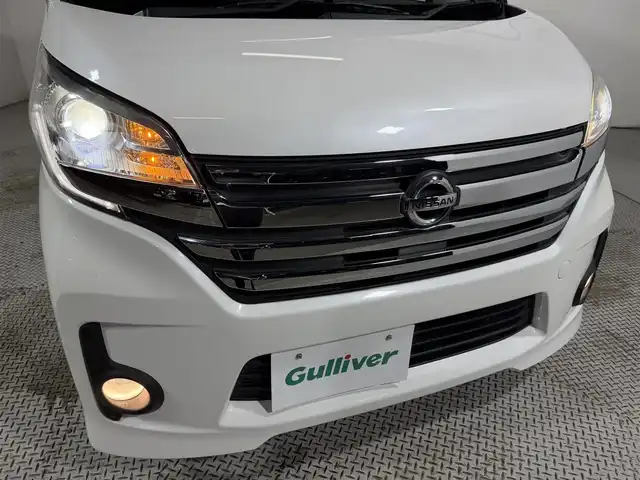 日産 デイズ ルークス HWS X Vセレ +SeftyⅡ 大阪府 2015(平27)年 4.5万km ホワイトパール 純正ナビTV 360カメラ 両側パワースライドドア 衝突軽減ブレーキ スマートキー プッシュスタート オートライト オートエアコン LEDヘッドライト