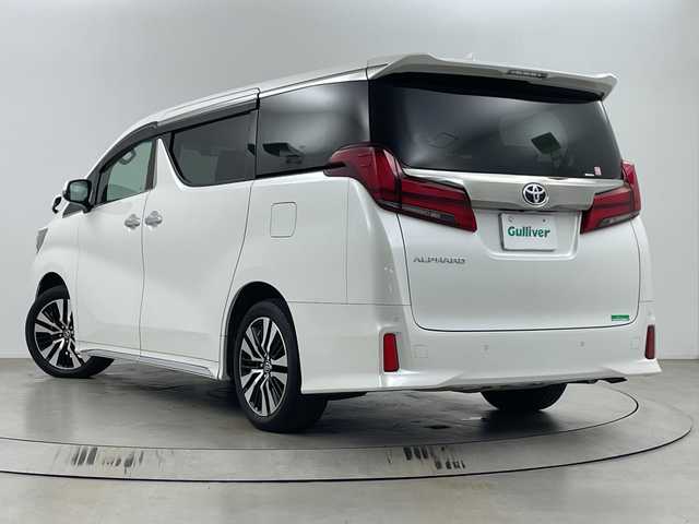 トヨタ アルファード S タイプゴールド 埼玉県 2020(令2)年 4.3万km ホワイトパールクリスタルシャイン 純正フリップダウンモニター/純正ナビ/　(Bluetooth/Miracast/USB/FM/AM)/フルセグテレビ/バックカメラ/ビルトインETC2.0/前後ドライブレコーダー/両側パワースライドドア/パワーバックドア/ハーフレザーシート/クルーズコントロール/衝突被害軽減ブレーキ/車線逸脱警報/クリアランスソナー/電子パーキングシステム/ブレーキホールド/オートLEDライト/オートハイビーム/プッシュスタート/純正18インチアルミホイール