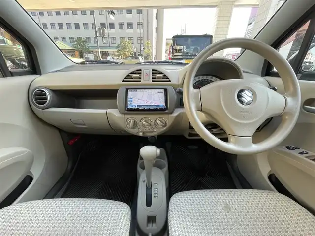 スズキ アルト X 岡山県 2013(平25)年 9.2万km ミルクティーベージュメタリック 登録時走行距離91671キロ/クラリオンナビ/AM/FM/TV/DVD/SD/Bluetooth/バックカメラ/純正フロアマット/ハロゲンライト/ヘッドライトレベライザー/スマートキー/プッシュスタート/ETC