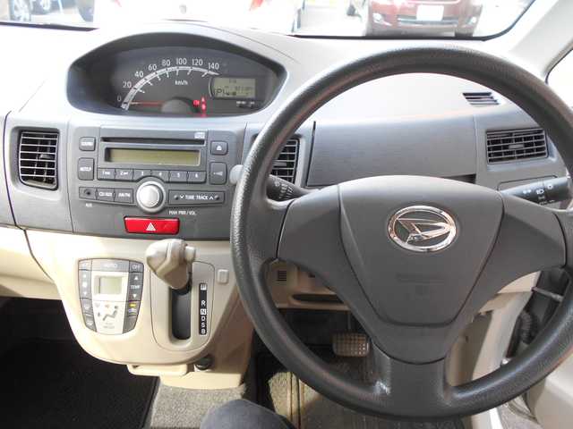 ダイハツ ムーヴ L 栃木県 2012(平24)年 9.3万km シャンパンゴールドメタリックⅡ 純正オーディオ/AM/FM/CD/Wエアバック/ABS/ライトレベライザー/純正ドアバイザー/社外14インチアルミホイール/純正ホイール車内積込